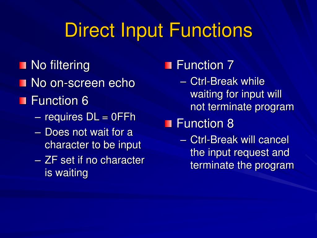 PPT Input and Output Using 8086 Assembly Language PowerPoint