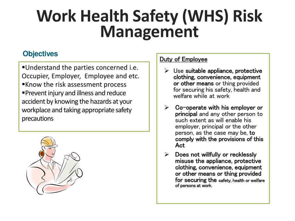 PPT Work Health Safety (WHS) Risk Management PowerPoint Presentation