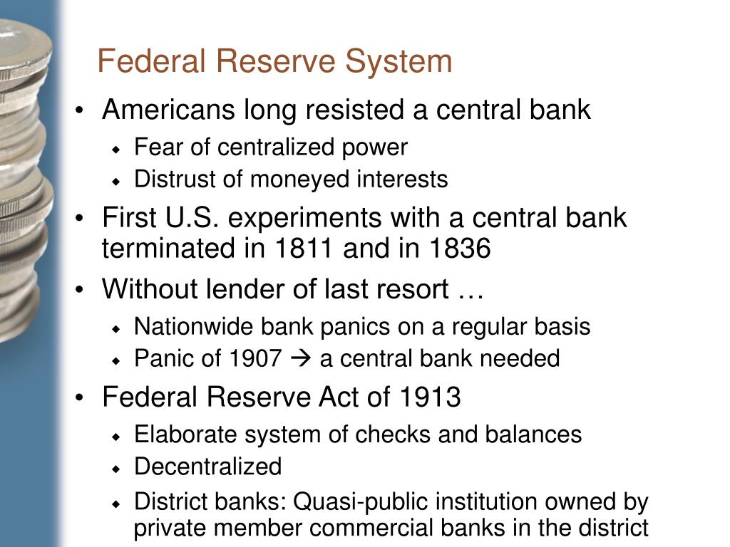 PPT Federal Reserve System PowerPoint Presentation, free