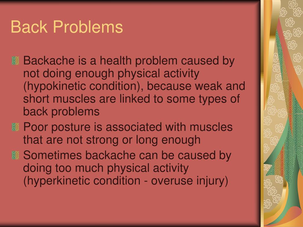 PPT Back Problems PowerPoint Presentation, free download ID6876420