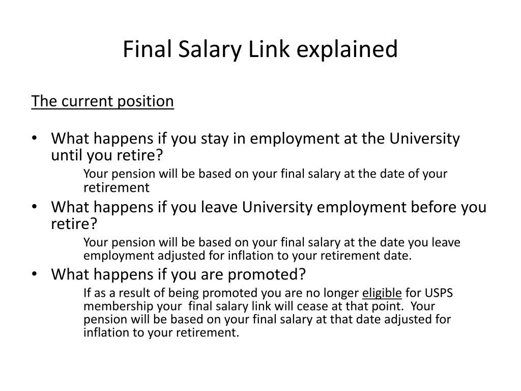 PPT University of Stirling Pension Scheme PowerPoint Presentation