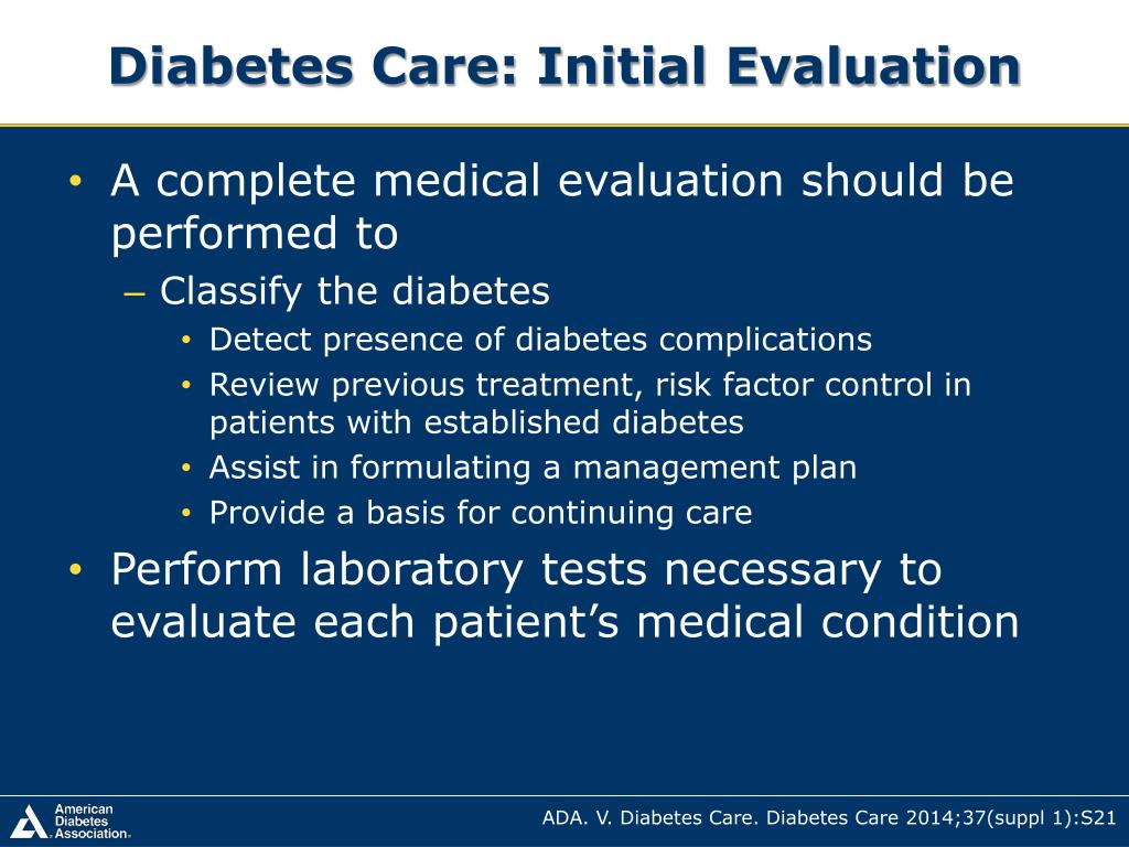 PPT Standards of Medical Care in Diabetes—2014 PowerPoint