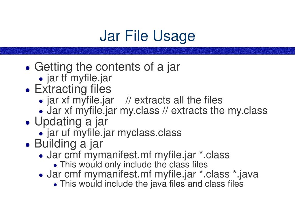 PPT Jar Files PowerPoint Presentation, free download ID6880794