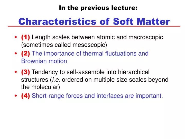 Soft Matter PowerPoint PPT feature is free.
