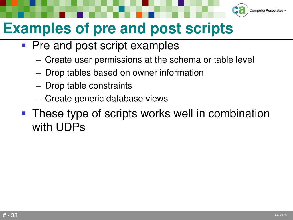 PPT AllFusion™ ERwin Data Modeler Macro Language PowerPoint