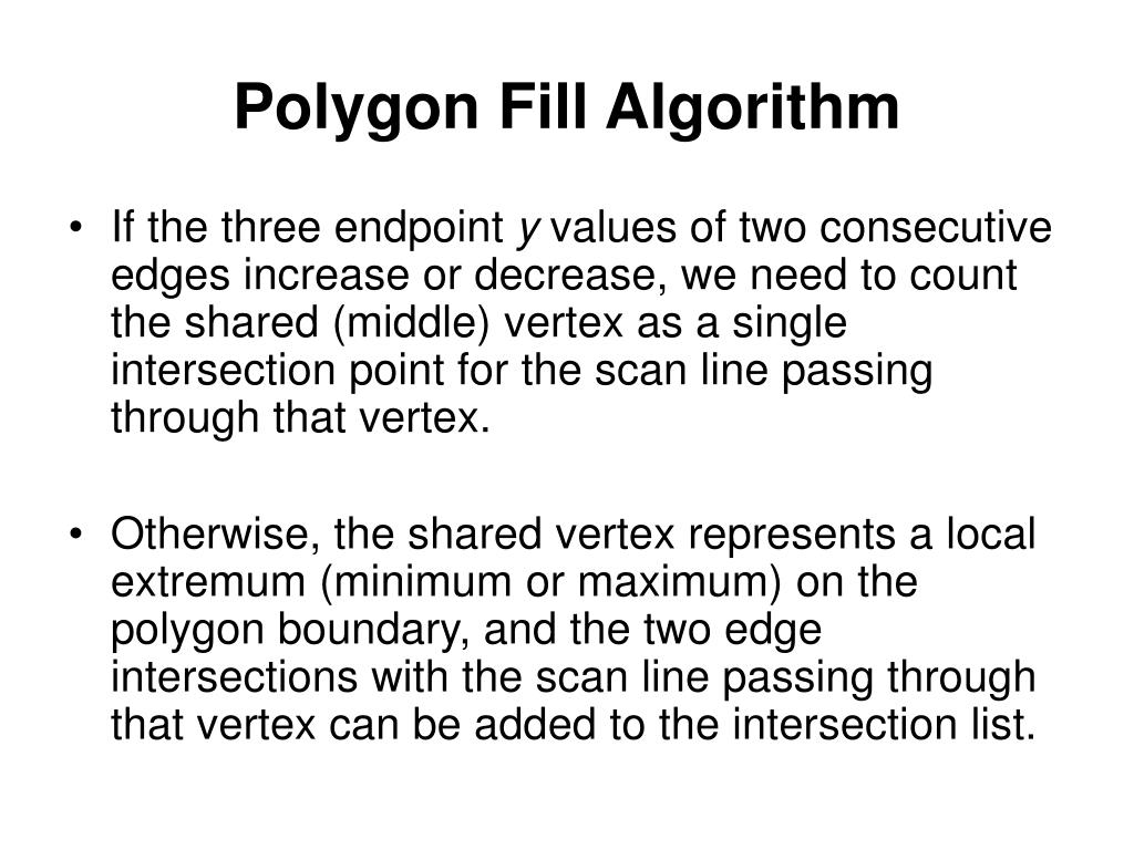 PPT Fill Area Algorithms PowerPoint Presentation, free download ID6883941