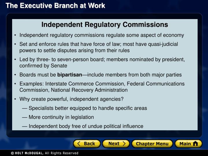 PPT Section 1 The Federal Bureaucracy Section 2 Executive