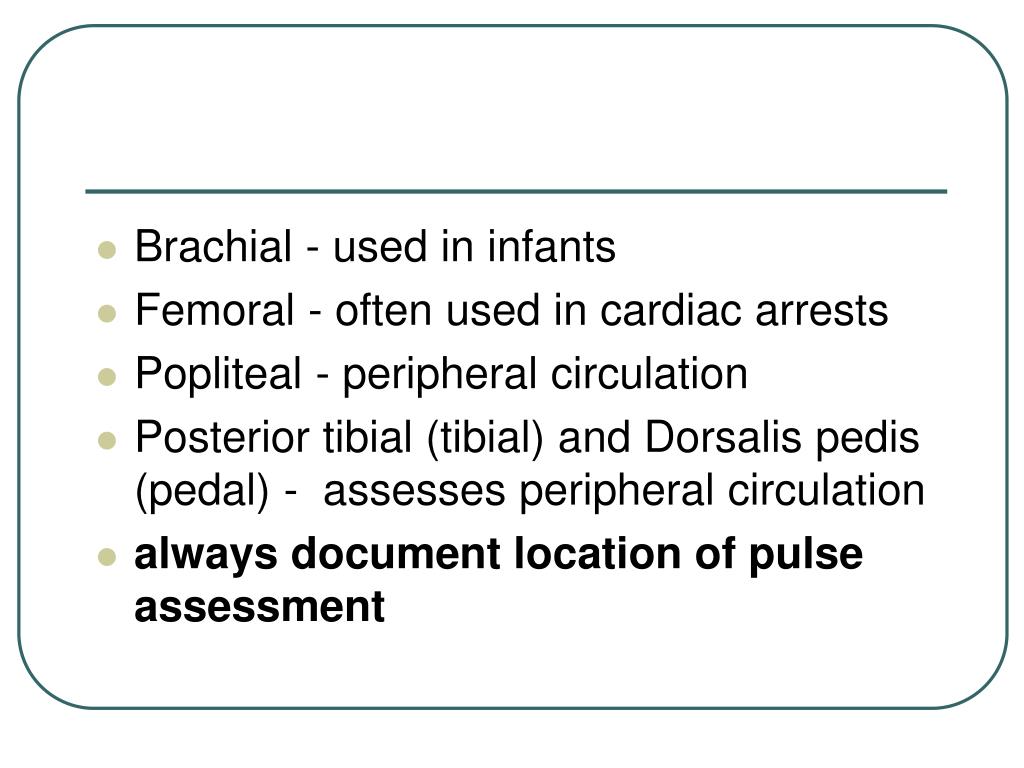 PPT TPR and Peripheral Pulses PowerPoint Presentation