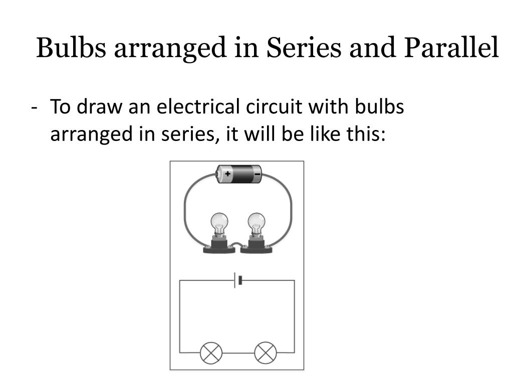 PPT Electricity (Uses, closed and open circuits, bulbs in parallel