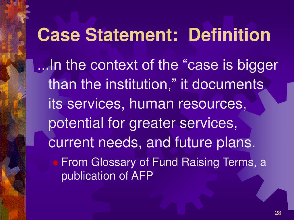 PPT Case Statement PowerPoint Presentation, free download