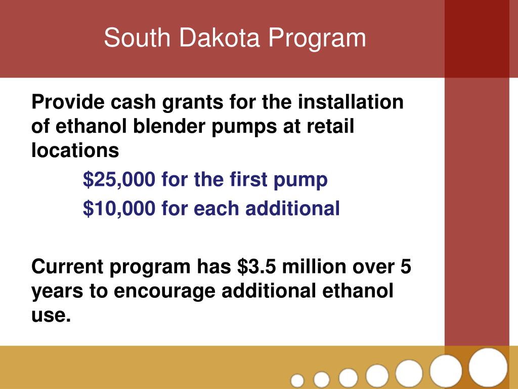 PPT Ethanol Infrastructure and Market Development A South Dakota