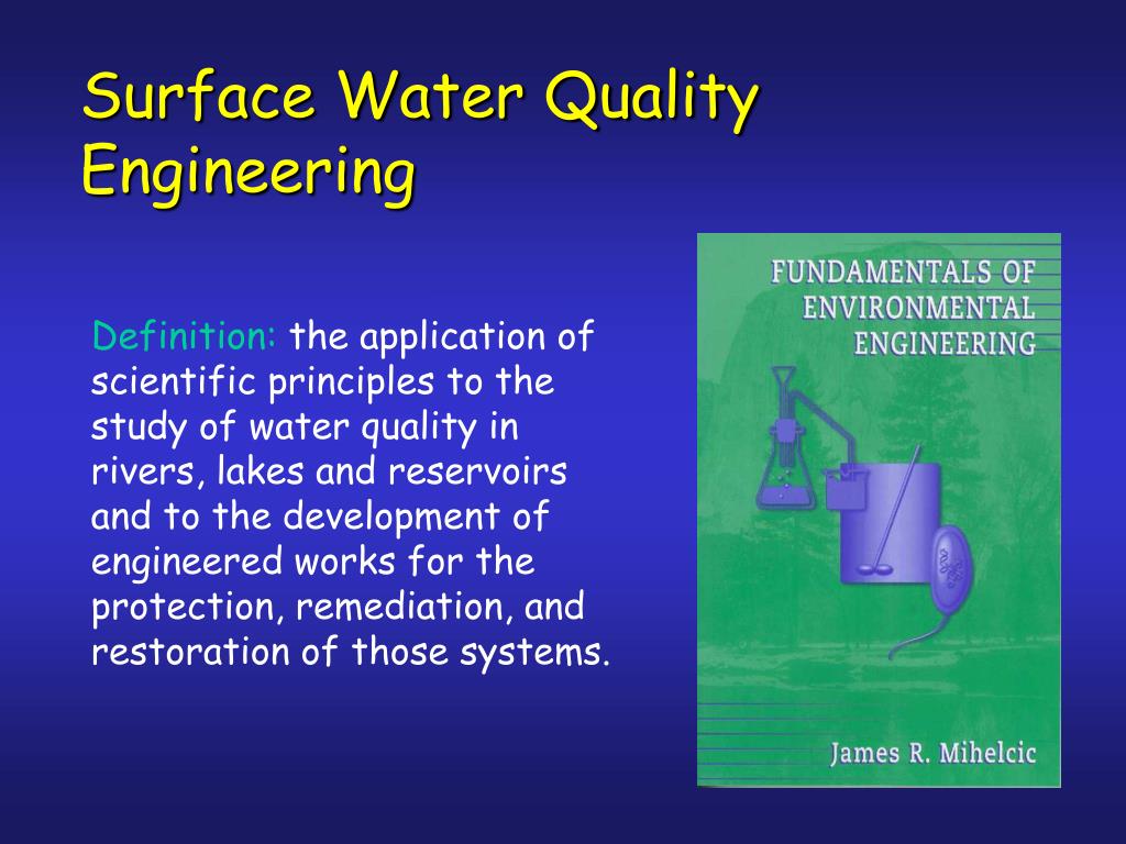 PPT Surface Water Quality Engineering PowerPoint Presentation, free