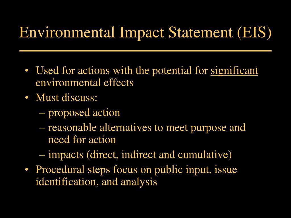 PPT The National Environmental Policy Act PowerPoint Presentation