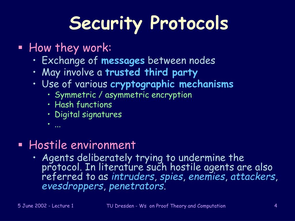 PPT Formal Methods for Security Protocols PowerPoint Presentation
