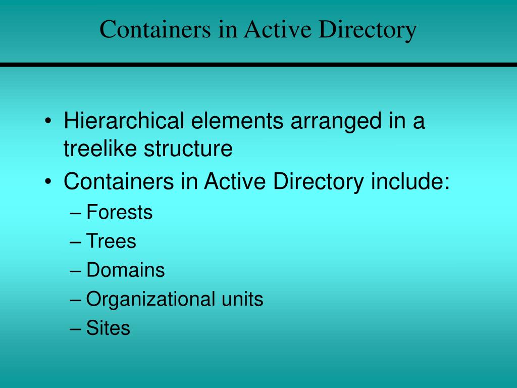 PPT Module 7 Active Directory and Account Management PowerPoint
