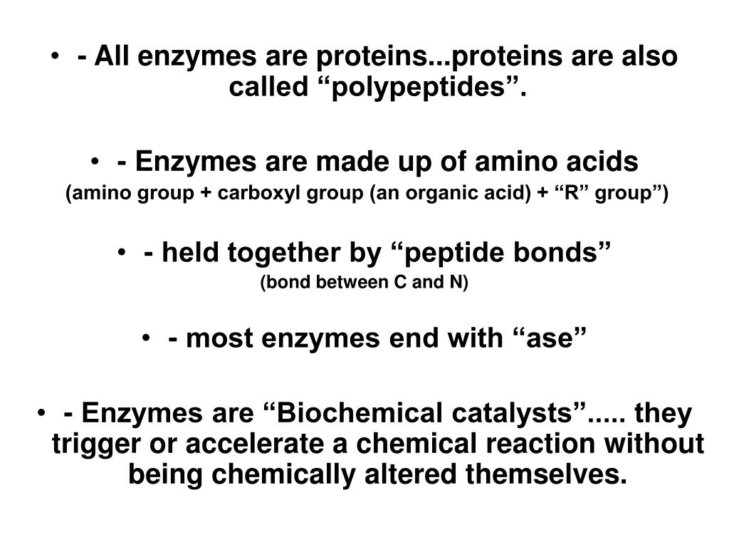 PPT Reviewing Enzymes PowerPoint Presentation, free download ID6898772
