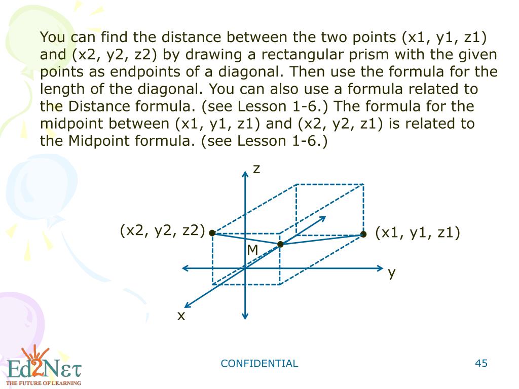 PPT Geometry Formulas in Three Dimensions PowerPoint