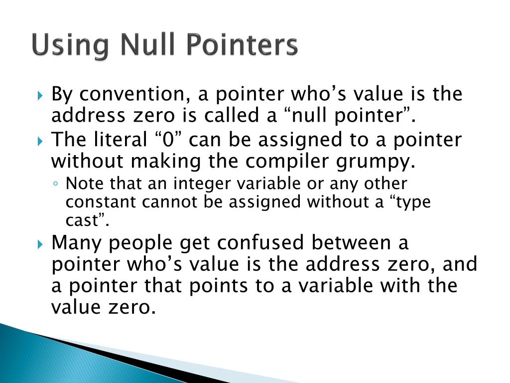 PPT Introduction to Pointers PowerPoint Presentation, free download