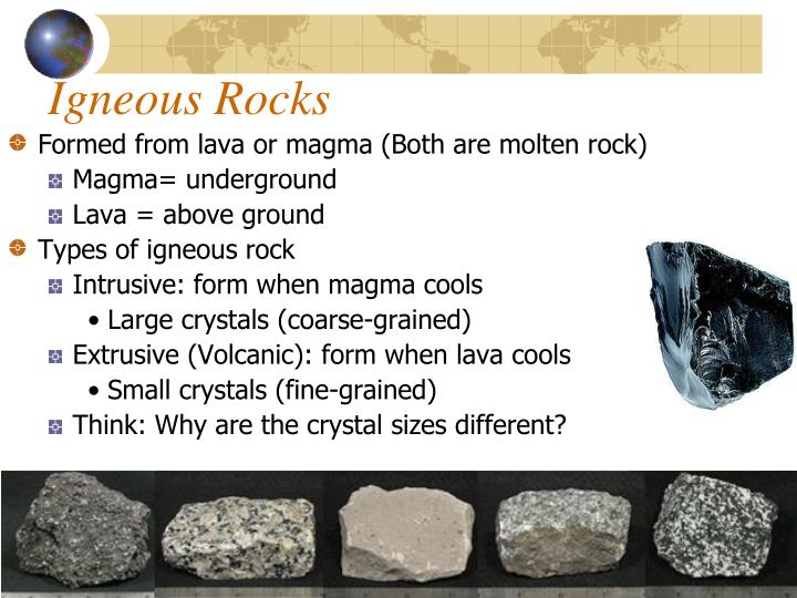 PPT Rocks and Volcanoes PowerPoint Presentation ID6901676