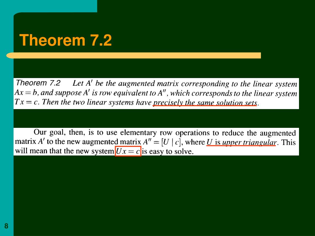 PPT Chapter 7 Numerical Methods for the Solution of Systems of