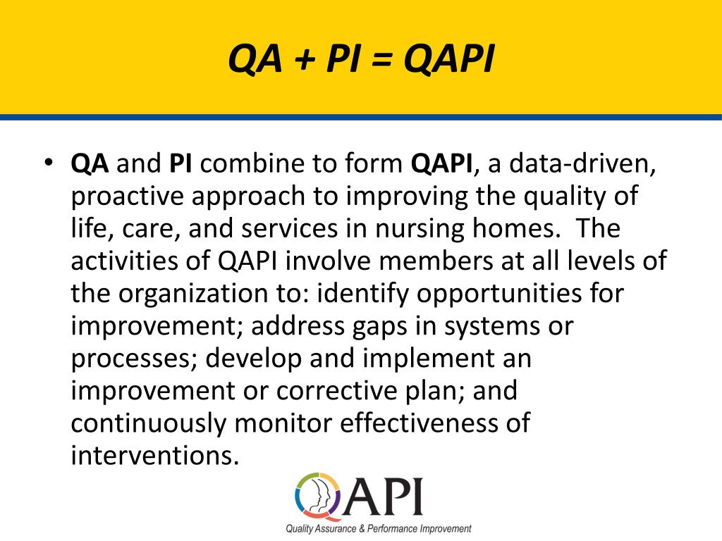 PPT Nursing Home QAPI PowerPoint Presentation, free download ID6905591