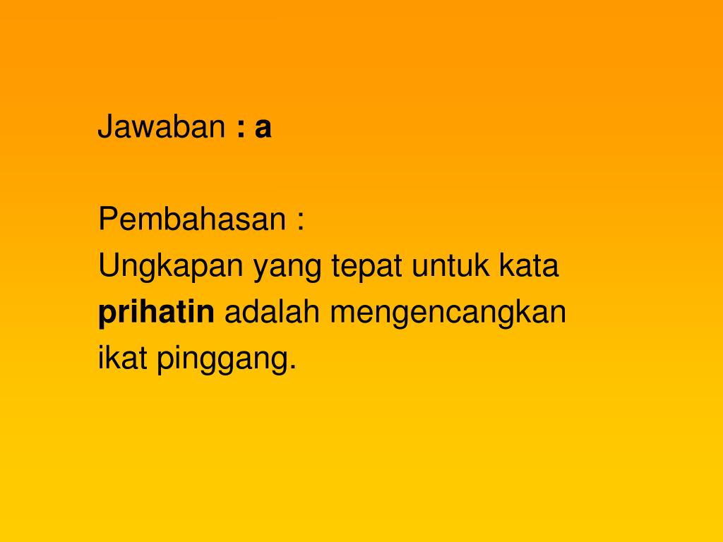 PPT BAHASA INDONESIA KOSA KATA PowerPoint Presentation, free download ID6905655