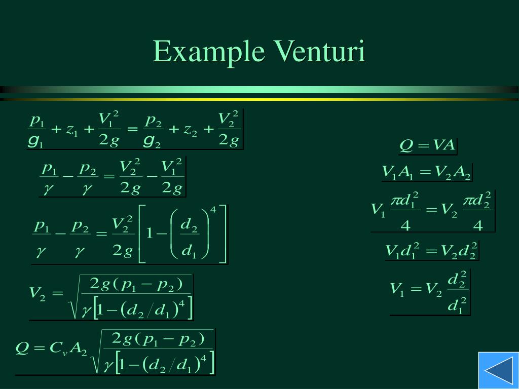 PPT Elementary Fluid Dynamics The Bernoulli Equation PowerPoint