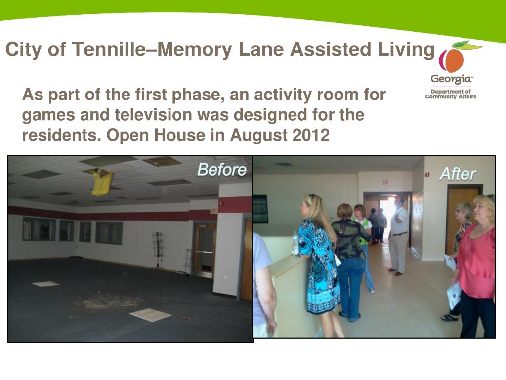 PPT City of Tennille Memory Lane Assisted Living Facility PowerPoint