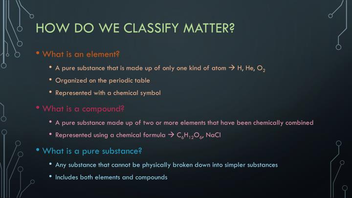 PPT Elements, Compounds, and Mixtures PowerPoint Presentation ID