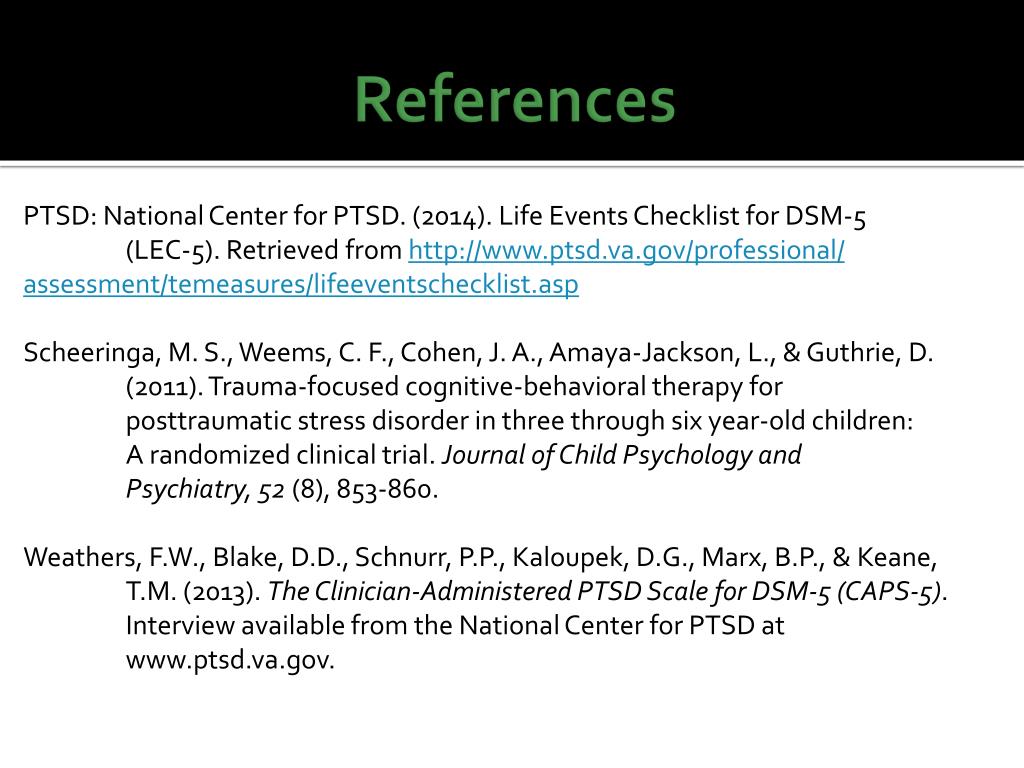 PPT Post Traumatic Stress Disorder Understanding the