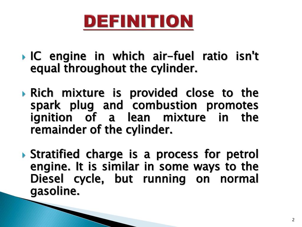 PPT Direct Ignition Stratified C harge Engine PowerPoint Presentation