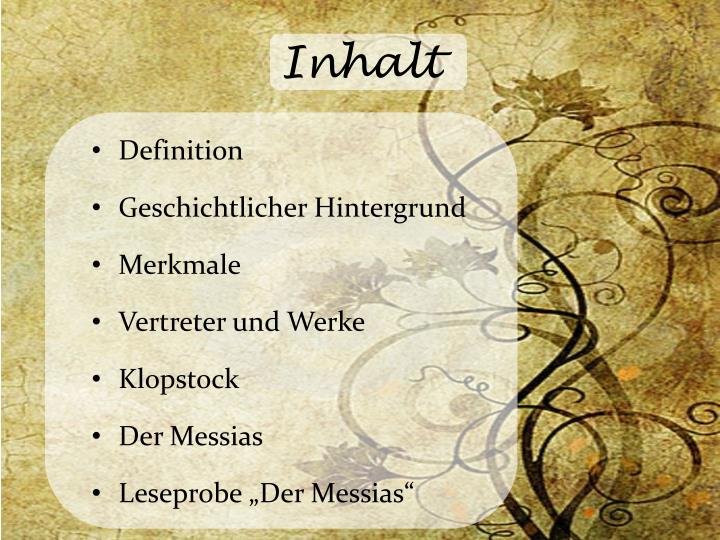 PPT Empfindsamkeit PowerPoint Presentation ID6913181