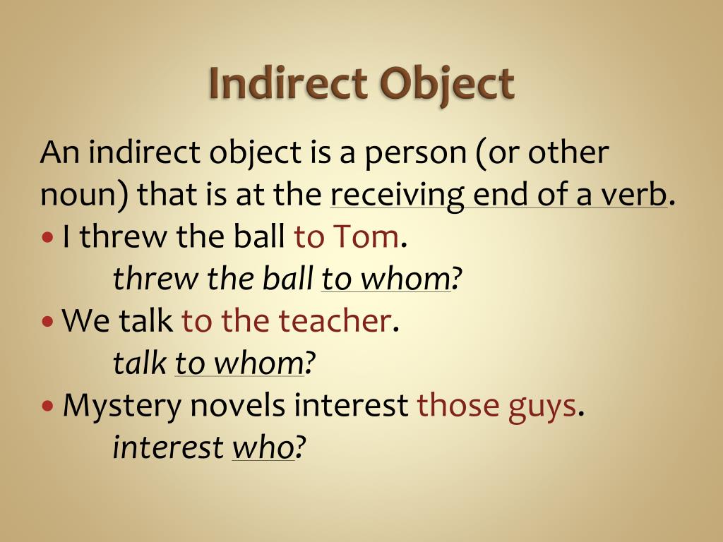 PPT - Indirect Object Pronouns PowerPoint Presentation, free download