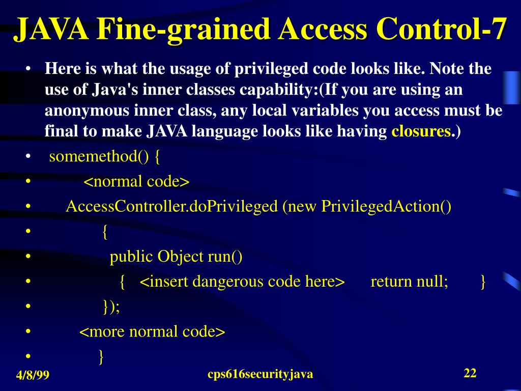 PPT Java Security Model and Signing Code Spring 99 PowerPoint Presentation ID6921026