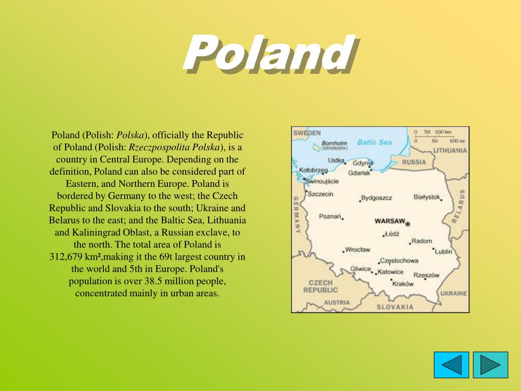 PPT Poland country in Europe PowerPoint Presentation, free download