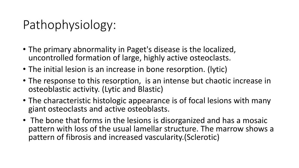 PPT Paget’s Disease PowerPoint Presentation, free download ID6921859