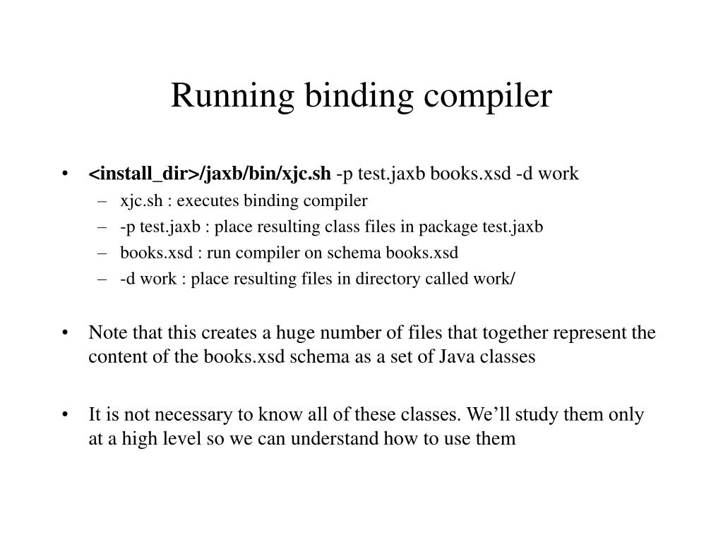 PPT JAXB PowerPoint Presentation, free download ID6929222