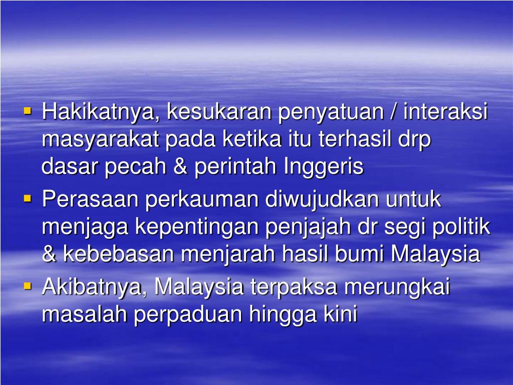 PPT PEMBINAAN NEGARABANGSA PowerPoint Presentation