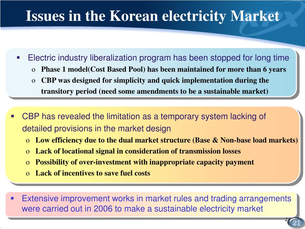 PPT Korean Electricity Market Evolution and Perspectives PowerPoint