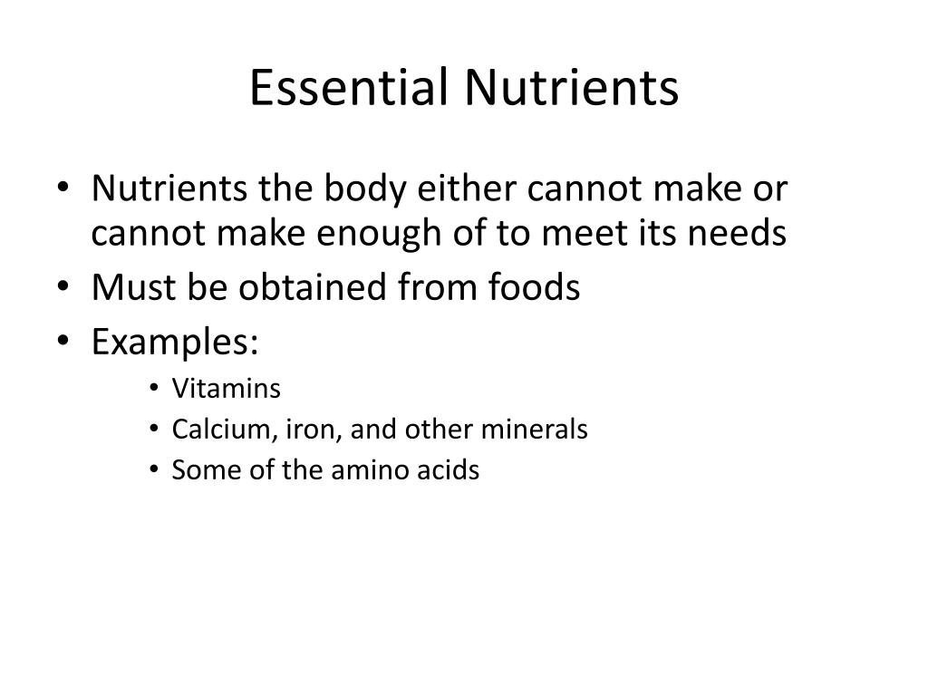 PPT Introduction to Human Nutrition PowerPoint Presentation, free