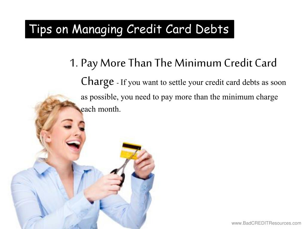 PPT Some Tips on Managing Credit Card Debt PowerPoint Presentation