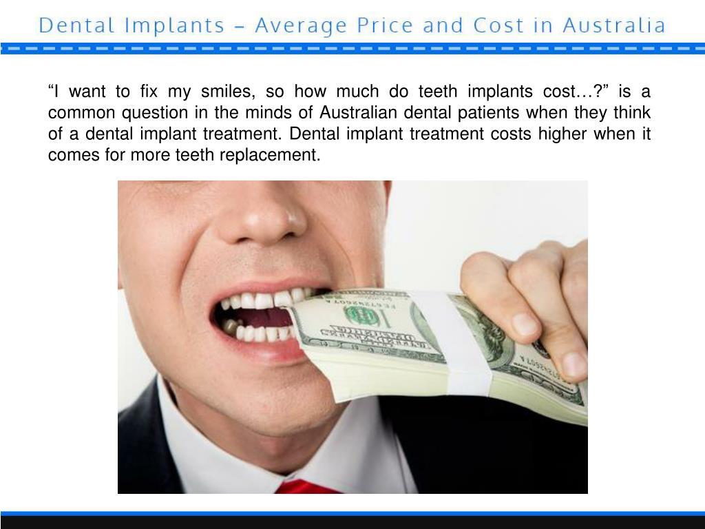 PPT Average Dental Implant Cost in Sydney and Melbourne PowerPoint