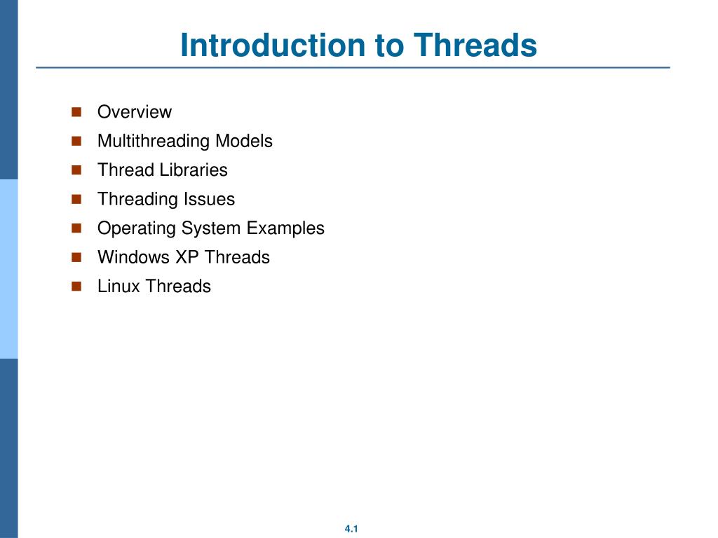 PPT Introduction to Threads PowerPoint Presentation, free download