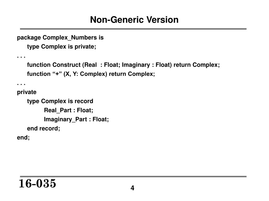 PPT Ada Constructs Revisited 21 Oct. 2002 PowerPoint Presentation