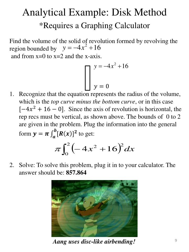 PPT Volume of Solid Revolution, Arc Length, and Surface Area of