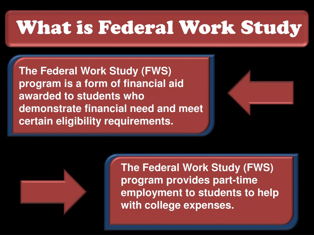 PPT Federal Work Study PowerPoint Presentation, free download ID6957928