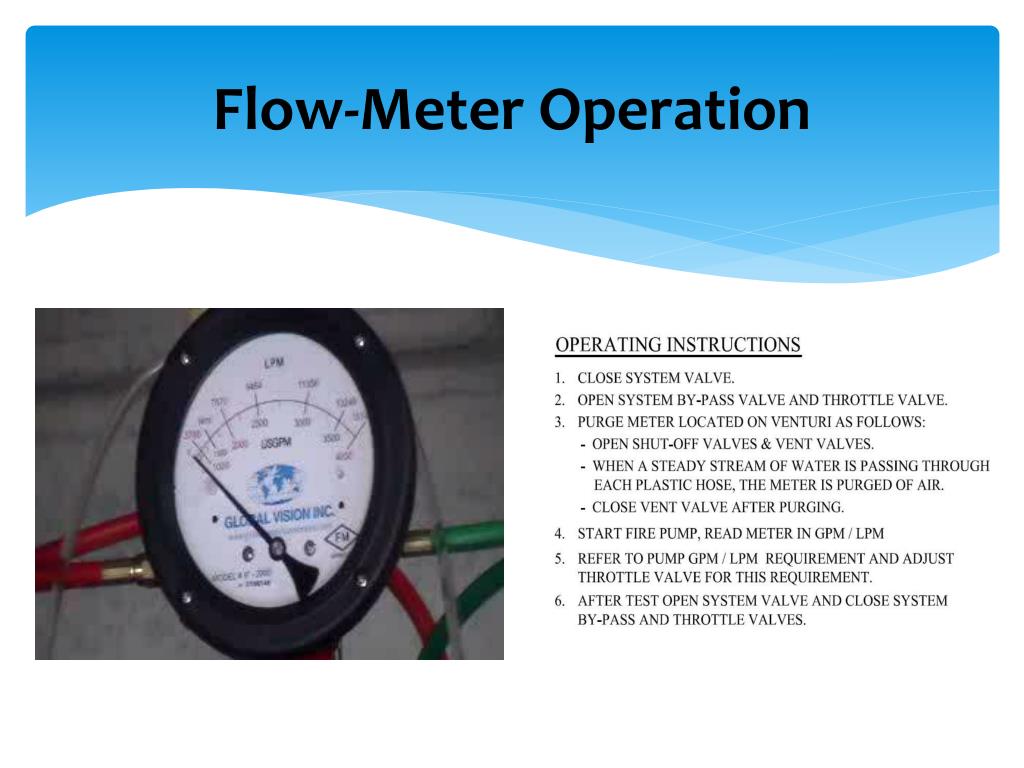 PPT Fire Pump Test Meters PowerPoint Presentation, free download ID