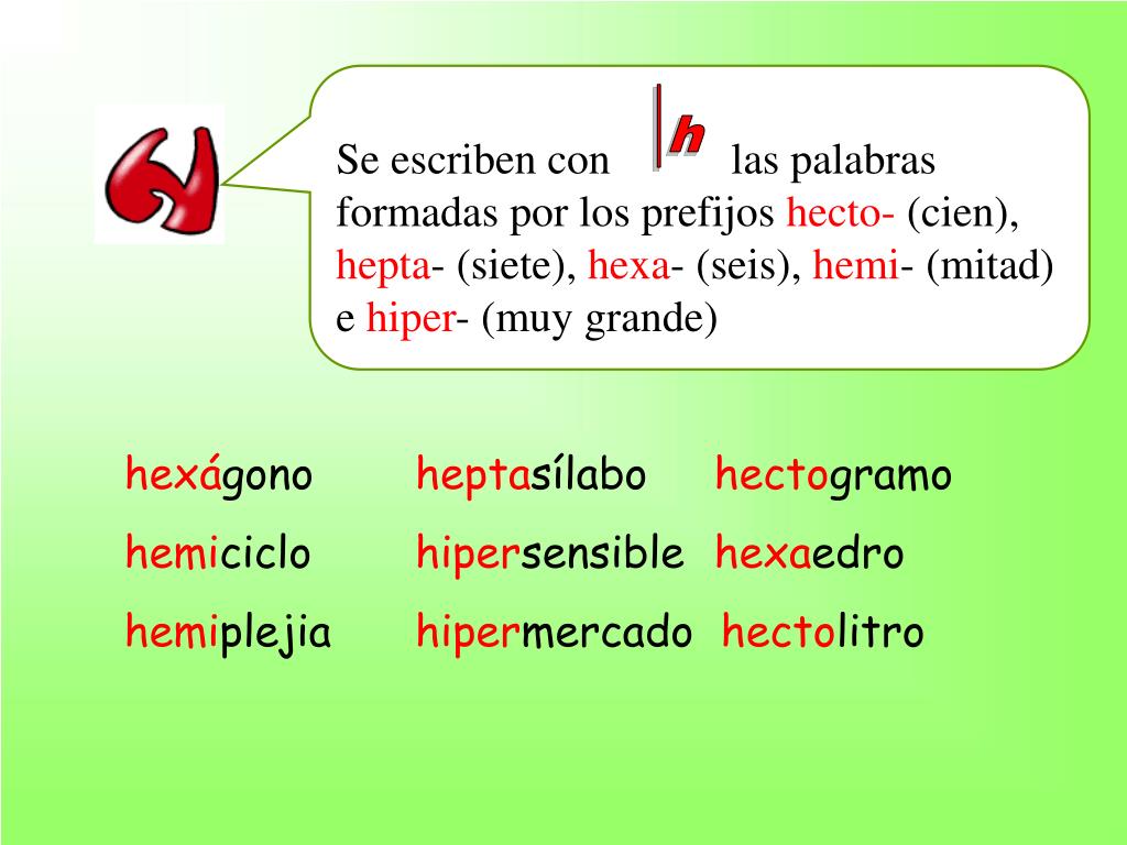 PPT Se escriben con h todas las palabras que empiezan por PowerPoint