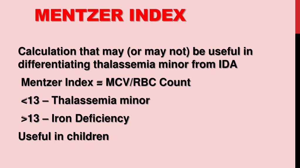 22+ Calculate Mentzer Index DarolCristin