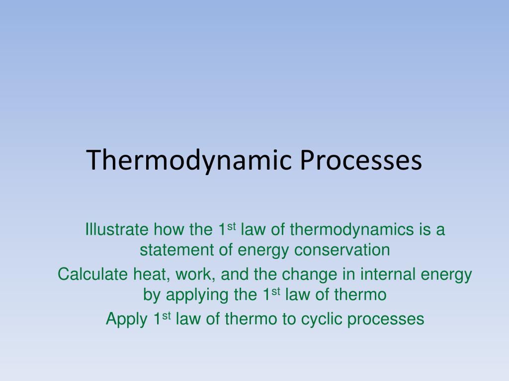 PPT Thermodynamic Processes PowerPoint Presentation, free download